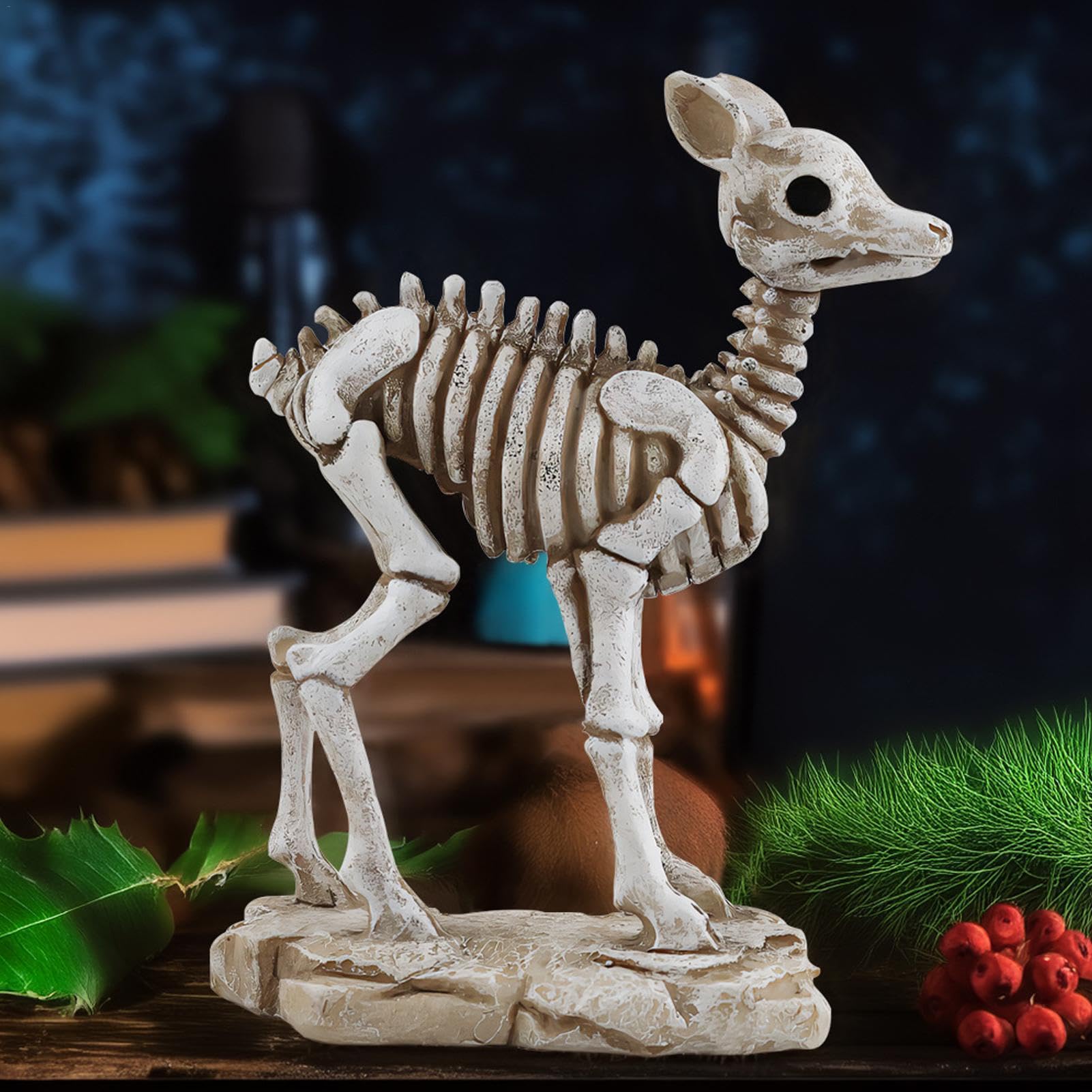 Amazon.co.jp: 鹿の骨の工芸品 - リビングルームの鹿 鹿の骸骨のホーム
